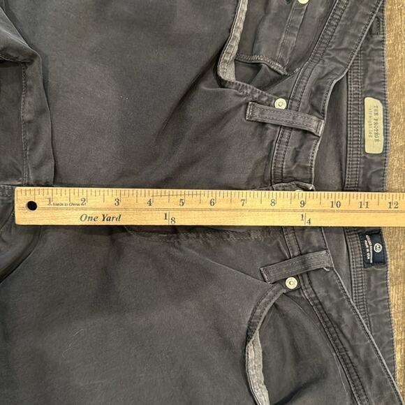 AG Adriano Goldschmied Men's The Prostege Straight Leg Pants Dark Grey Size 32 - Picture 5 of 13